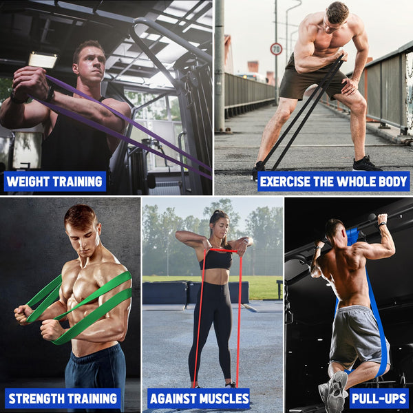 YOUGLE 11 Pz/set Tirare La Corda Di Fitness Esercizi Bande Di Resistenza Tubi In Lattice Pedale - Foto 3