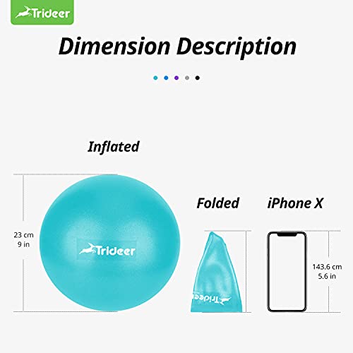 Jexine 10 pelotas de yoga de pilates de 8 pulgadas, mini bolas de ejercicio, pelota de núcleo Jexine 10 pelotas de yoga de pilates de 8 pulgadas, mini bolas de ejercicio, pelota de núcleo