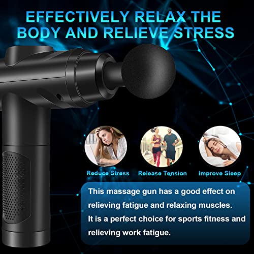 Massage Gun Deep Tissue, Muscle Percussion Massager with 30 Speeds