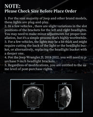 HWSTAR Pair New 1000% Brighter Anti-glare 7 Inch Led Headlights Round Compatible with Jeep Wrangler JK JKU TJ LJ Chevy Ford GMC Dodge Mazda Nissan VW Mack etc DOT w/Halo DRL H6024 Hi/Low Sealed Beam