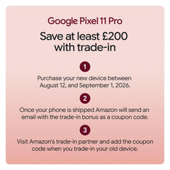 Google Pixel 11 Pro – Unlocked Android Smartphone - Obsidian, 1TB