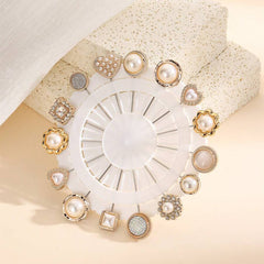 15pcs/Pack Cute Shawl Pins, Random Assortment, For Daily Wear