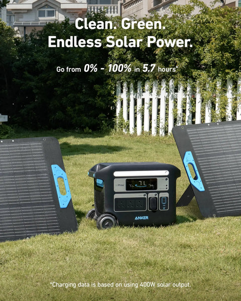Anker SOLIX F2000 Portable Power Station, PowerHouse 767, 2400W Solar Generator, GaNPrime Battery Generators for Home Use, LiFePO4 Power Station for Outdoor Camping, and RVs (Solar Panel Optional) (Copy)