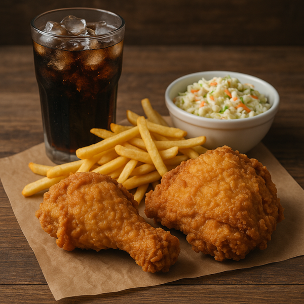 2 Piece Chicken & Chips