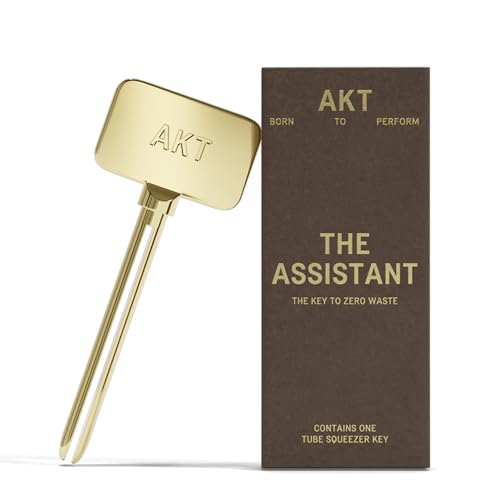 AKT, THE ASSISTANT. Tube squeezer key — The key to ZERO WASTE. 100% PLASTIC FREE & RECYCLABLE — Squeeze out every last drop of your NATURAL DEODORANT BALM from AKT LONDON