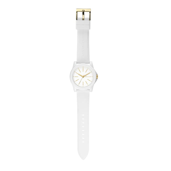 Armani Exchange Watch For Women, Quartz Movement and 40mm Case Size with Stainless steel, Leather or Silicone strap