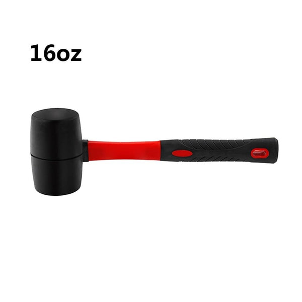 Heavy Duty Rubber Mallet 8 12 16 24 Oz Non Slip TPR Handle Stable Strike Force for Floor Tile Ceramic Installation and Woodworking