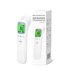 Thermometer for adults and Baby, Digital infrared non contact thermometer with Fever Alarm, LCD Screen, Accurate Reading and Memory Function