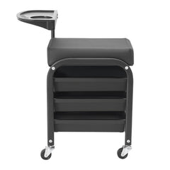 Manicure Beauty Tool Cart,38x32x65cm Pedicure Footrest Stand,Rolling Storage Trolley,Professional Premium with Drawers Organizer for Beauty Salons,Health Clubs