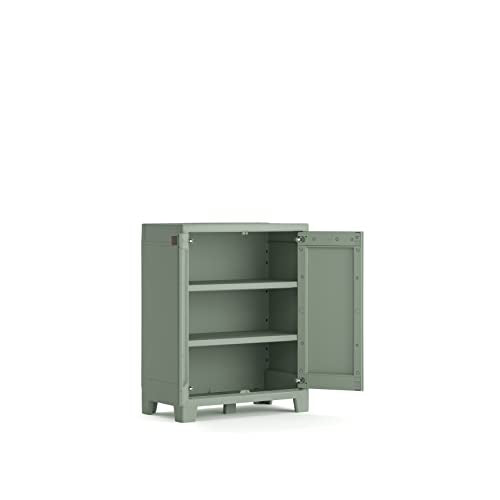 Keter Planet Outdoor Indoor Base Garage Utility Multi purpose Cabinet - Green