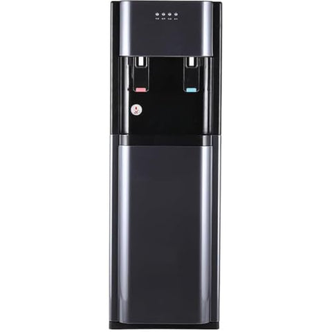 Freestanding Mains Fed Unit Loading Floor Standing Water Dispenser,Cooler Water Dispenser,Bottom Loading Hot and Cold Water For Home Office Commercial Business,Black,warm and hot