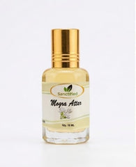 Sanctified Mogra Attar - 10 ml Concentrated Perfume Oil Roll-On | Traditional Alcohol-Free Fragrance for Men and Women | Long-Lasting Natural Scent