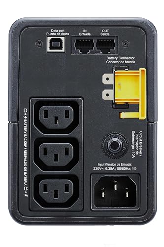 APC Back-UPS Line-Interactive 0.5 kVA 300 W 3 AC Outlet(s)