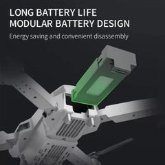 Lonexo V3 Drone Dual wide-angle HD camera WiFi height Hold Foldable RC quadrotor helicopter Rechargable drone (Black)