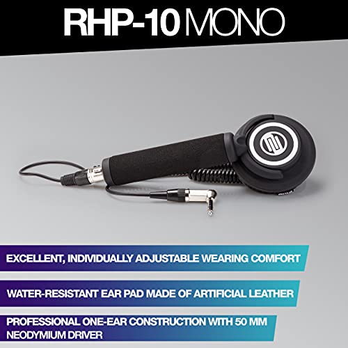 Reloop RHP-10 MONO single-sided "lollipop" headphone for DJs