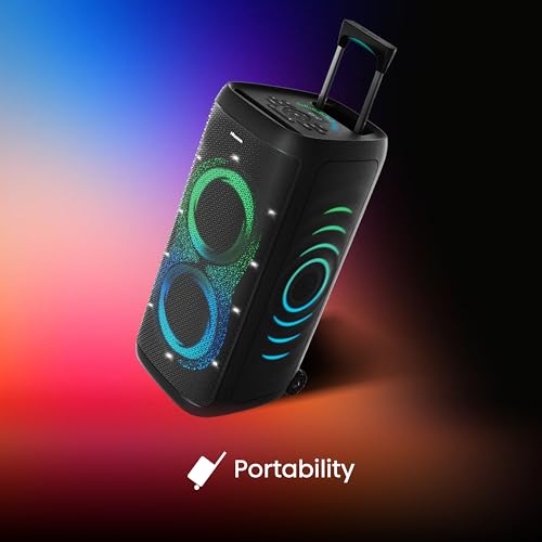 Hisense PARTY THUNDER, 620W Max Audio Power, AI Light Show, 18 Hrs long playtime, Auracast™ receiver,Portability,ConnectLife, IPX4 Waterproof, AI Vocal Fader, Bluetooth 5.4