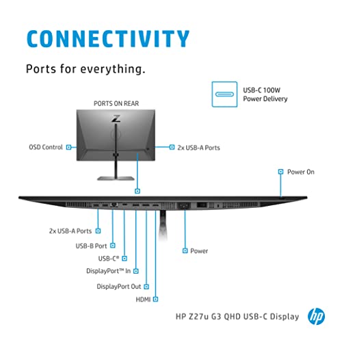 HP Z27u G3 QHD USB-C Display