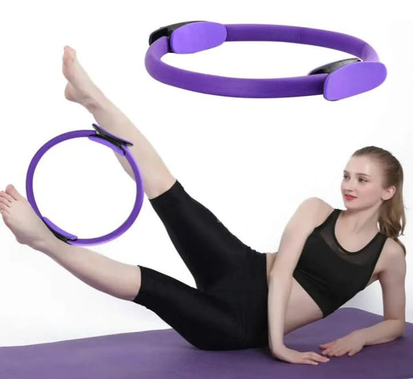 4PC ELITE PILATES KIT -PILATES BAR, Yoga Band, Pilates Band, Pull Up Band, YOGA EQUIPMENT, BOOTY Bands, BODY TRIMMER, Waist & Ab Shaper, Arms, Chest, Sit Up Pull ROPE (4PC ELITE Pilates Kit)