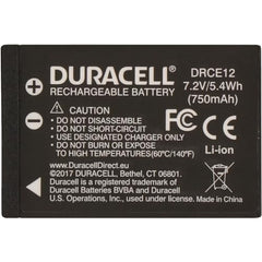 Duracell Premium Analog Canon LP-E12 Battery for EOS M M2 M10 100D 7.2V 600mAh (Packaging may vary)