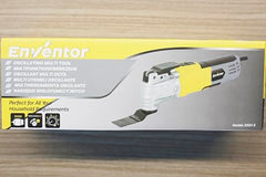 Enventor Oscillating Multi Tools, 300W 15000-22000 OPM Electric Corded Multi Tool, 6 Variable Speeds, 3°Oscillation Angle, Quick-fit Blade Design, with 28pcs Accessories for Cutting, Sanding, Scraping