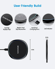 NANAMI Wireless Charger for iPhone and Samsung Wireless Charging