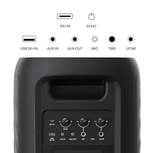 Hisense PARTY THUNDER, 620W Max Audio Power, AI Light Show, 18 Hrs long playtime, Auracast™ receiver,Portability,ConnectLife, IPX4 Waterproof, AI Vocal Fader, Bluetooth 5.4