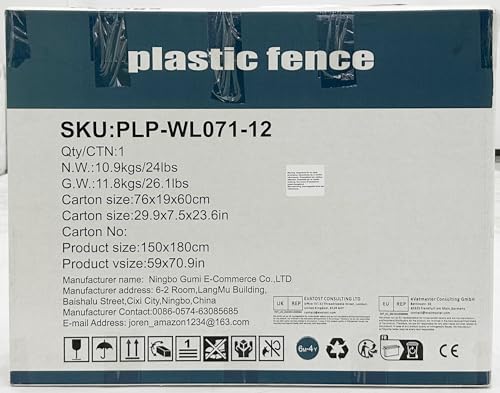 Gupamiga Playpen Baby Playpen Baby Safety Activity Centre for Indoor or Outdoor Use 150 x 180 cm