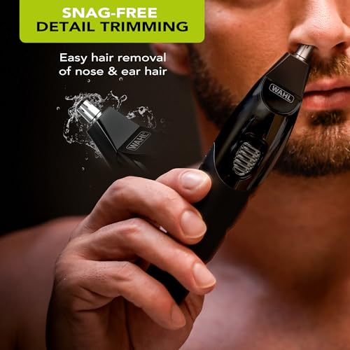 Wahl All-in-One Full Body Trimmer for Men – Cordless Rechargeable Beard, Hair & Body Grooming Kit with Hygienic Washable Blades, Lithium Battery, 210 Minute runtime, 0.2mm - 25mm, Quick Charge
