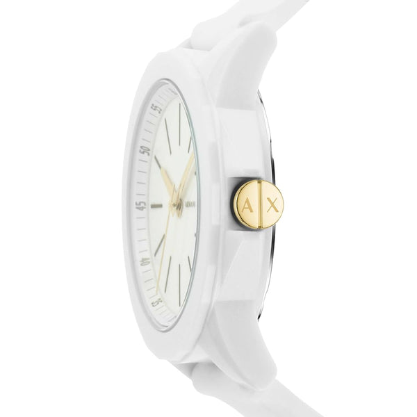 Armani Exchange Watch For Women, Quartz Movement and 40mm Case Size with Stainless steel, Leather or Silicone strap