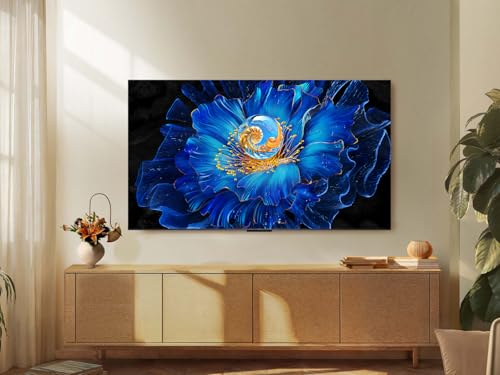 TCL 55C6KS-UK QD-Mini LED TV, 4K HDR Premium, Powered by Google TV (Dolby Vision & Atmos, Onkyo 2.1 Sound System, Hands-Free Voice Control, Apple AirPlay 2 & Alexa, 2025 New Model)