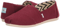 TOMS Women's Alpargata Heritage Canvas Loafer Flat, Black Cherry, 9 UK