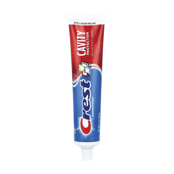 Crest Plus Cavity Protection Toothpaste, Regular Paste, 8.2oz, Pack of 3
