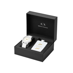 Armani Exchange Watch For Women, Quartz Movement and 40mm Case Size with Stainless steel, Leather or Silicone strap