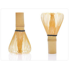 Handcrafted Golden Bamboo Matcha Whisk, Traditional Japanese Chasen Matcha Stirrer -Bamboo Whisk Made from Durable and Sustainable Organic Bamboo