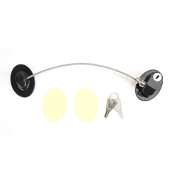 Generic Easy to Install Refrigerator Locking, Child Safety Lock, Shopping Center Office Windowed Cabinet for School Public Space Fridge Cupboard House