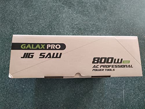 GALAX PRO Jigsaw, 800W 3000 SPM Jig Saw Tool, Max ±45° Bevel Cutting Angle, 6 Adjustable Speeds, 4-Position Orbital Action,Laser Guide, Max Cutting Capacity: 100mm Wood, 10mm Metal