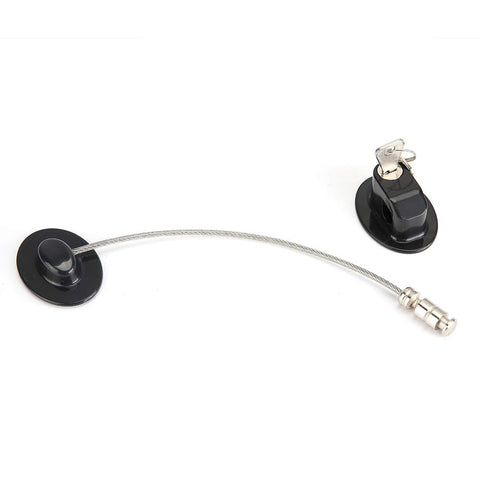 Generic Easy to Install Refrigerator Locking, Child Safety Lock, Shopping Center Office Windowed Cabinet for School Public Space Fridge Cupboard House