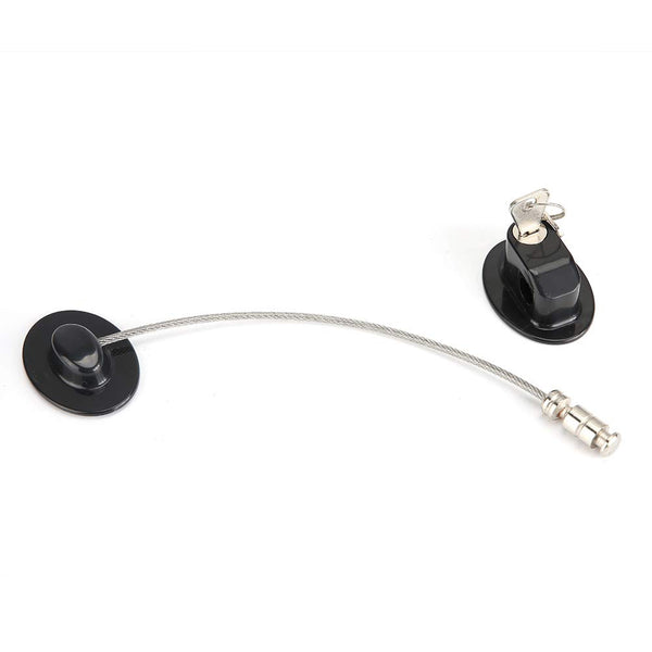 Generic Easy to Install Refrigerator Locking, Child Safety Lock, Shopping Center Office Windowed Cabinet for School Public Space Fridge Cupboard House