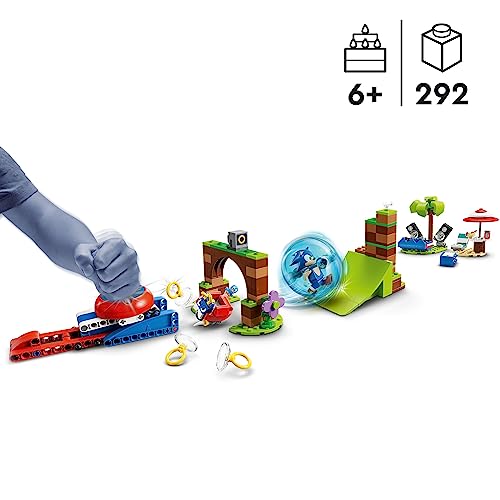 LEGO Sonic the Hedgehog Sonic's Speed Sphere Challenge Set, Buildable Toy Game with 3 Characters incl. a Moto Bug Badnik Figure, Toys for Kids, Boys & Girls 6 Plus Years Old 76990