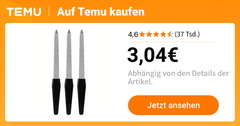 3-Piece Stainless Steel Nail File Set