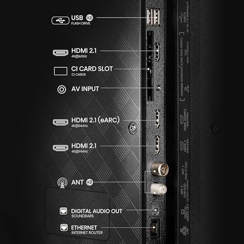 Hisense 43" 43E78QTUK PRO 144Hz QLED Smart AI TV - Hi-View AI Engine, 144Hz Game Mode PRO, Dolby Atmos, Quantum Dot Colour with Freely, Disney +, YouTube, Netflix