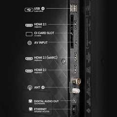 Hisense 43" 43E78QTUK PRO 144Hz QLED Smart AI TV - Hi-View AI Engine, 144Hz Game Mode PRO, Dolby Atmos, Quantum Dot Colour with Freely, Disney +, YouTube, Netflix