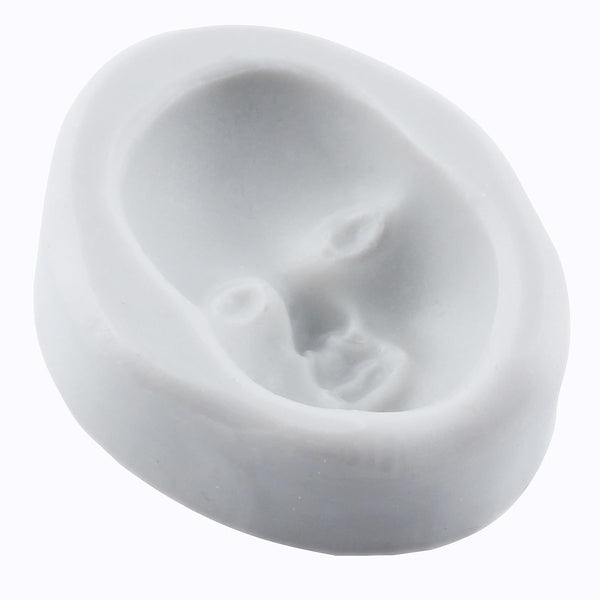 YANQINMS Human Face Silicone Molds Baby Face Fondant Mold For Sugar Cake Decorating Cupcake Topper Chocolate Gum Paste Candy Polymer Clay