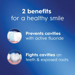 Crest Plus Cavity Protection Toothpaste, Regular Paste, 8.2oz, Pack of 3