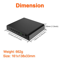 TalentCell Mini UPS Uninterrupted Power Supply 27000mAh 97.2Wh Lithium ion Backup Battery Pack with DC 12V/9V and USB-A/USB-C 18W Output for Router, Modem, LED Light, CCTV Camera, Smartphone and more