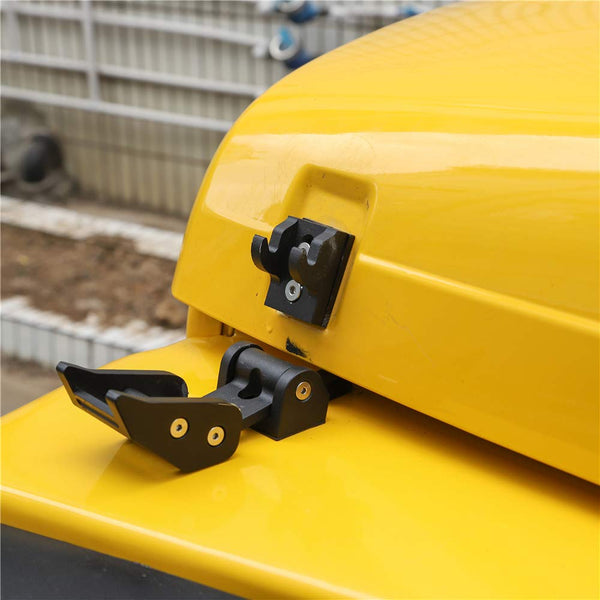 JeCar Black Aluminum Hood Latches Catch Kit for Jeep Wrangler TJ Accessories 1997-2006