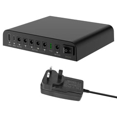 TalentCell Mini UPS Uninterrupted Power Supply 27000mAh 97.2Wh Lithium ion Backup Battery Pack with DC 12V/9V and USB-A/USB-C 18W Output for Router, Modem, LED Light, CCTV Camera, Smartphone and more