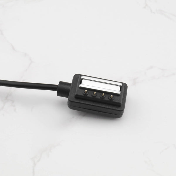 Create idea 2PCS 1m Magnetic Connector USB Charging Cable Compatible with Suunto 9 Spartan EON Core Ultra HR 9 Bar D5 Smart Watch - Black