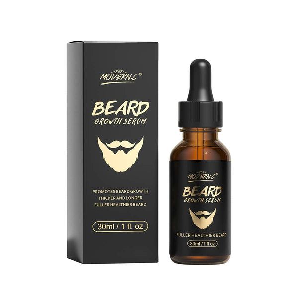 Beard Growth Oil, Beard Oil Biotin Beard Growth Serum for Men Stimulate Beard Growth Promote Hair Regrowth Facial Hair Treatment Masculine Thick Male Beard