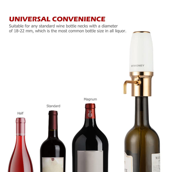Premium Electric Wine Aerator Decanter, Automatic Wine Dispenser USB Rechargeable, Perfect for Home and Party